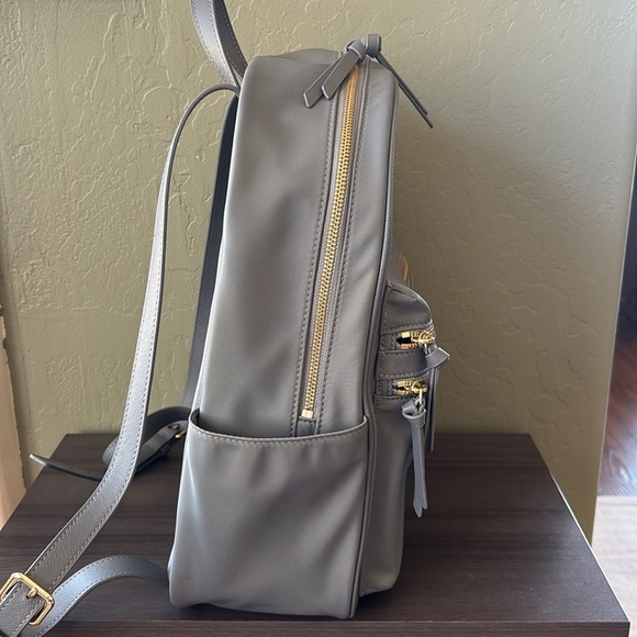 Kate Spade Gray Nylon Backpack Gold Hardware - Picture 3 of 12
